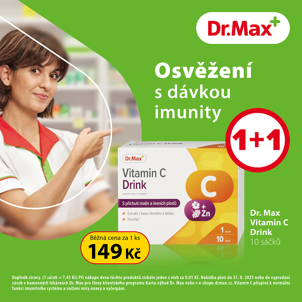 Dr. Max Vitamin C drink - Sleva 1 plus 1